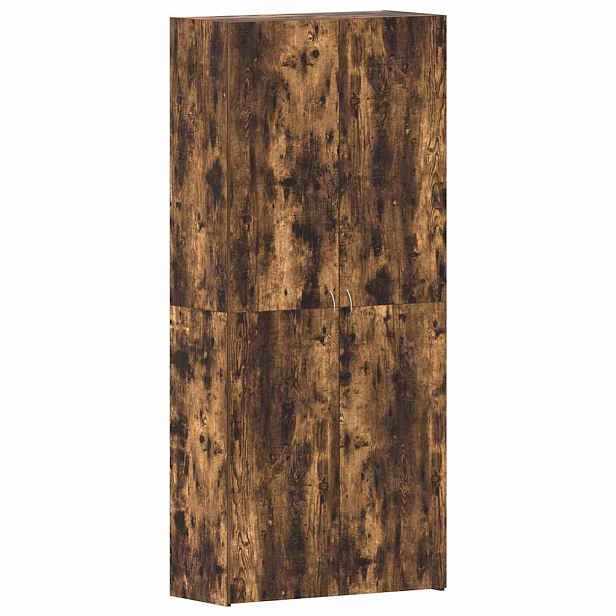 vidaXL Skříň na obuv 80 x 35.5 x 180 cm Kompozitní dřevo Vícebarevný