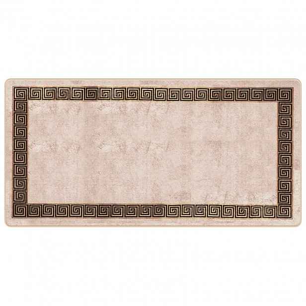 vidaXL Běhoun MARSA Černá 100 x 200 cm Polyester a PVC