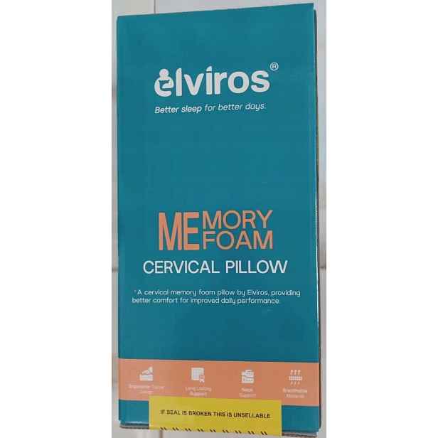 A0025 Ortopedický polštář Elviros Memory Foam zmírňuje bolesti krku