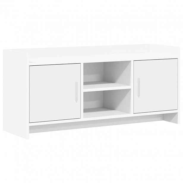vidaXL Televizní skříň 102 x 33 x 47 cm Bílá Kompozitní dřevo