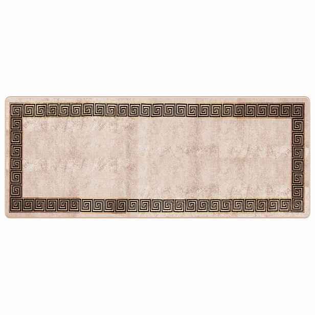 vidaXL Běhoun MARSA Černá 100 x 250 cm Polyester a PVC