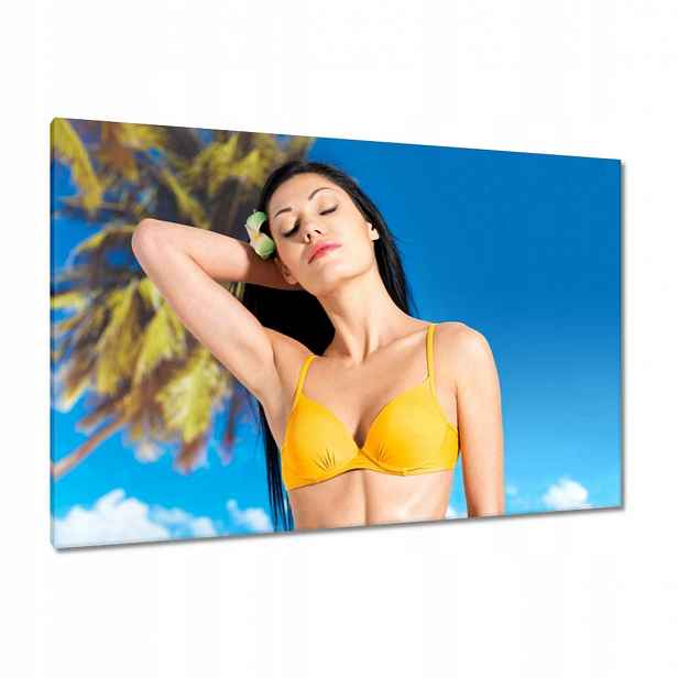 Obrazy 120x80 Žluté bikiny Tropiki Top