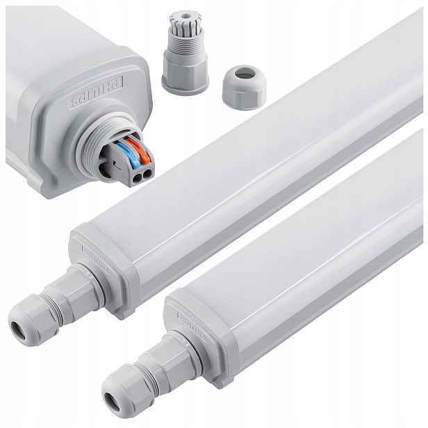 2x Led lampa Hermetická vzduchotěsná 120 cm 30 W 3600 lm 4000 K Neutrální