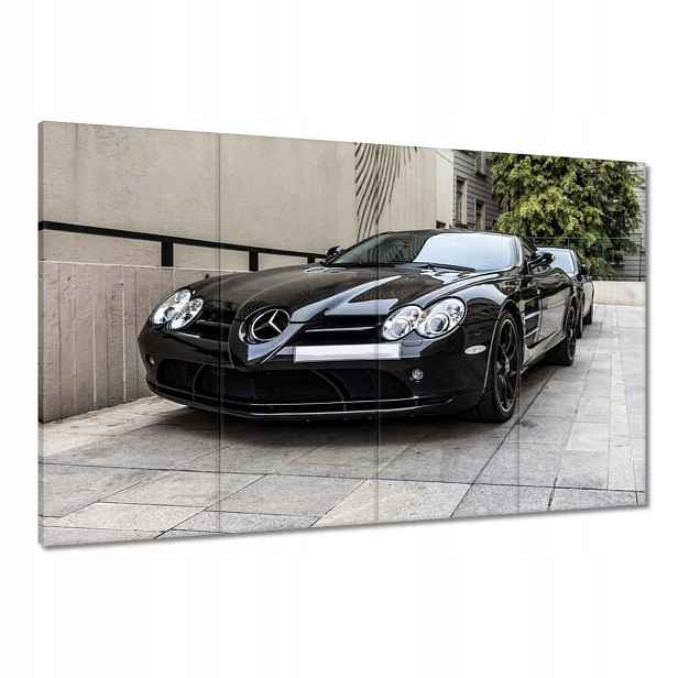 Obrazy 120x80 Černý sportovní Mercedes