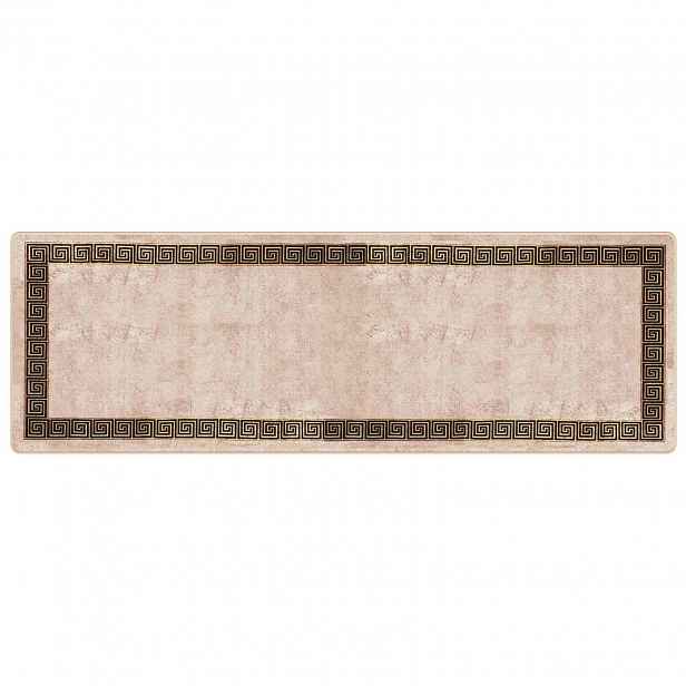 vidaXL Běhoun MARSA Černá 100 x 300 cm Polyester a PVC