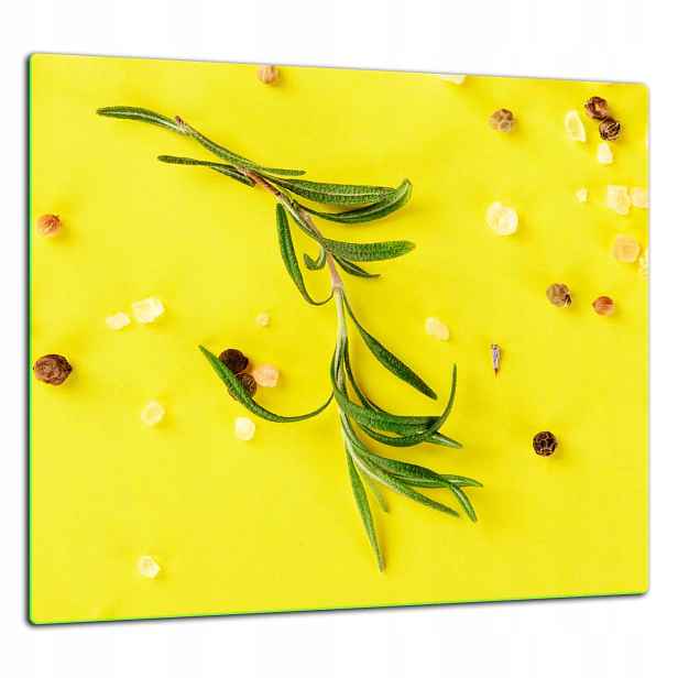 Skleněná Ochranná Deska Panel Lepidlo 65x60 Květina