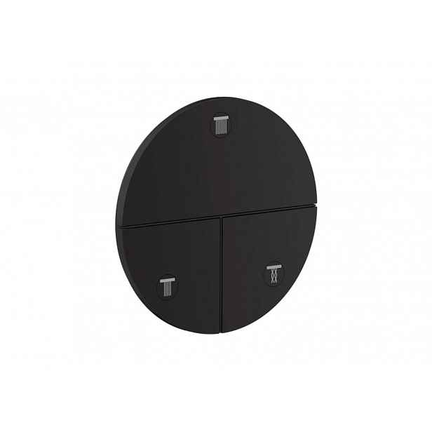 Axor ShowerSelect ID - Ventil pod omítku pro 3 spotřebiče, matná černá 36779670