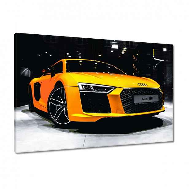 Obrazy 90x60 Žluté Audica R8