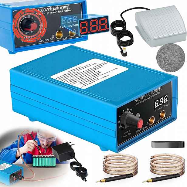 Přenosný 5000W LCD Bodový Svařovací Stroj S Vysoce Výkonným Pedálem
