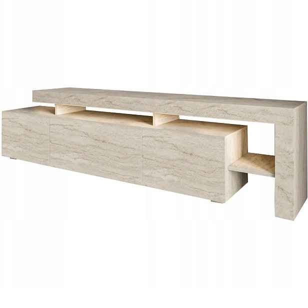 Televizní stolek Beliz Travertine