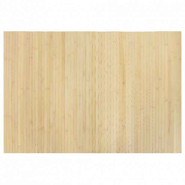 vidaXL Koberec obdélníkový světle přírodní 70 x 100 cm bambus