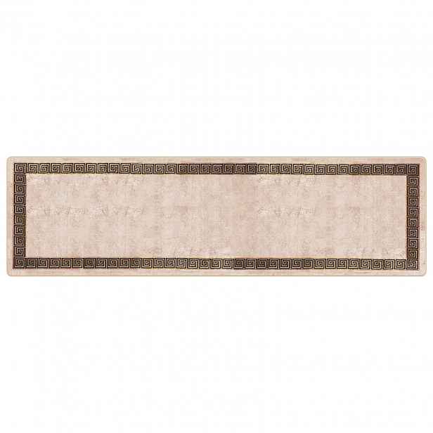 vidaXL Běhoun MARSA Černá 100 x 350 cm Polyester a PVC