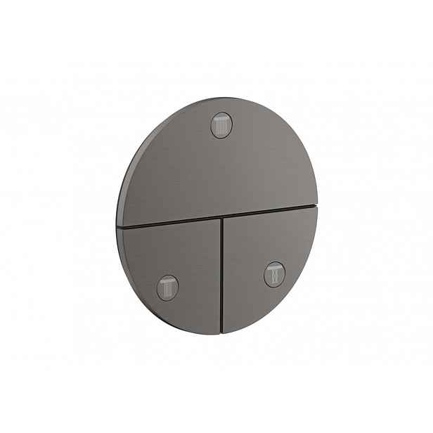 Axor ShowerSelect ID - Ventil pod omítku pro 3 spotřebiče, kartáčovaný černý chrom 36779340