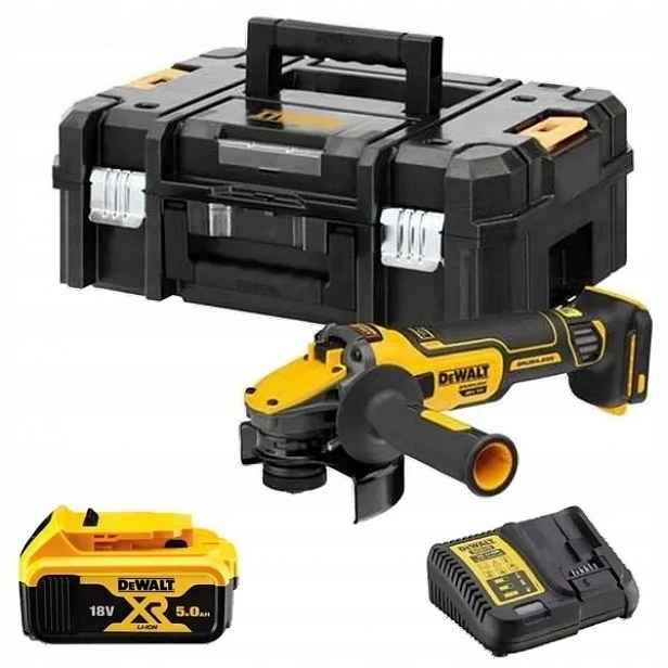 DCG409VSTP1 Úhlová Bruska 18V 125MM S Regulací Otáček 1X5AH Nabíječka