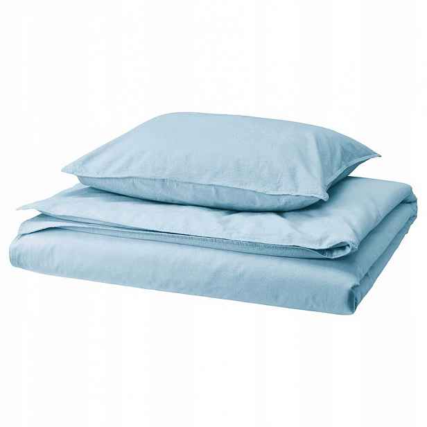 Ikea Angslilja sada povlečení 150 x 200 50 x 60 cm, Modrošedá
