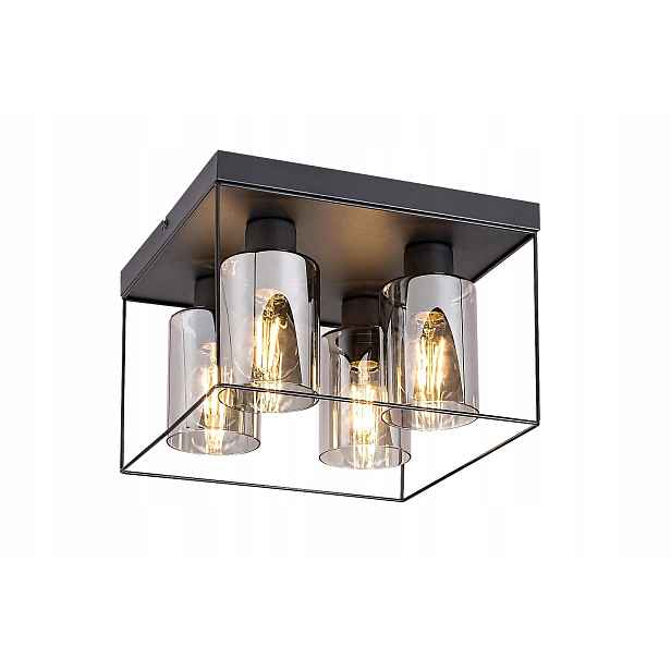 Stropní svítidlo E27 4x25W černá 71034 Chadwick Rabalux