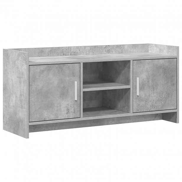 vidaXL Televizní skříň 102 x 33 x 47 cm Betonově šedá Kompozitní dřevo