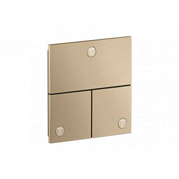 Axor ShowerSelect ID - Ventil pod omítku pro 3 spotřebiče, kartáčovaný bronz 36780140