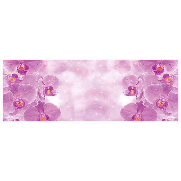 Flízovaná fototapeta Růžové orchideje Elegance a klid 832x254 lepidlo