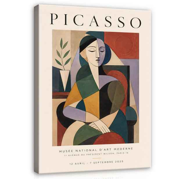 Obraz Picasso Žena Abstrakce Do Ložnice Obývacího Pokoje Na Plátně 90x60