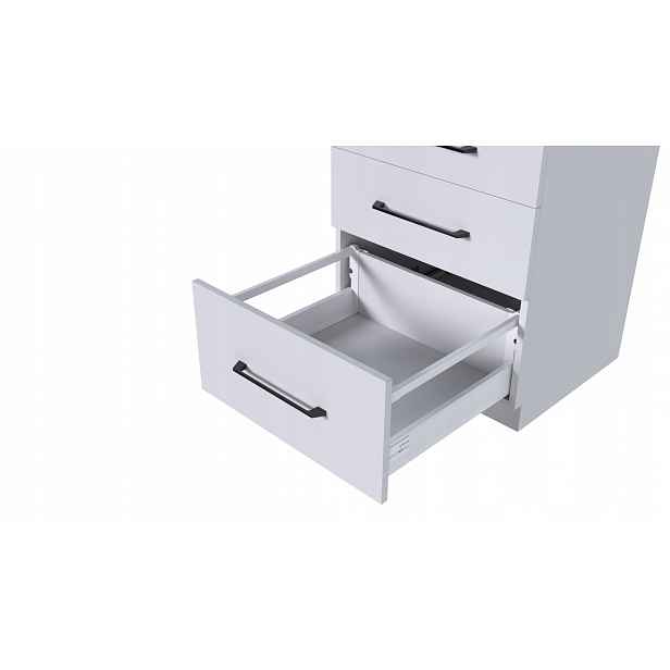 Šuplík Rejs Comfort Box Plus H199 MM L550 MM Vysoká Stříbrná Šedá