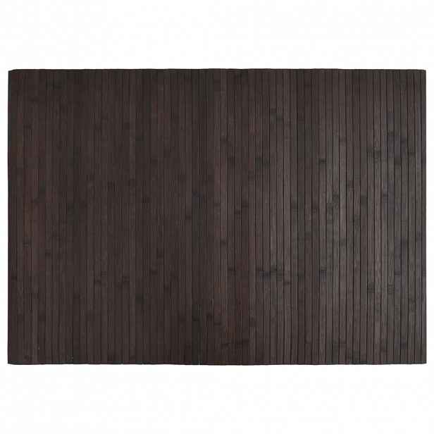 vidaXL Koberec obdélníkový tmavě hnědý 70 x 100 cm bambus