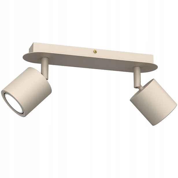 Luminex Demia stropní lišta béžová 2xGU10 pohyblivé reflektory