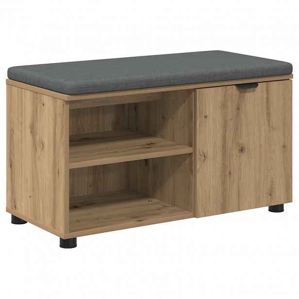 vidaXL Chodbičková lavice Řemeslný Dub 80 x 38 x 46 cm