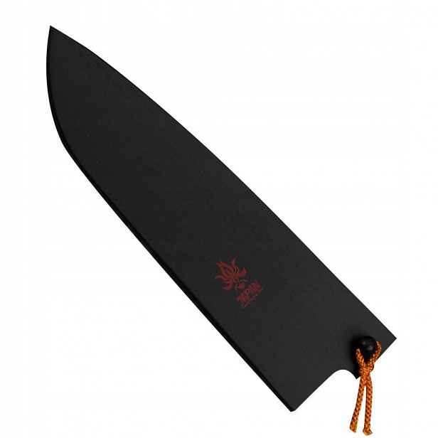 Dřevěný Saya Kanetsune chránič na nůž Santoku 16,5 cm