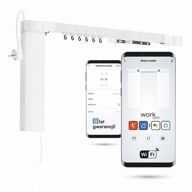Garnýž elektrický WiFi bílý 5,2 m 8 let záruka kompletní sada