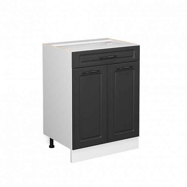 Vicco SPODNÍ SKŘÍŇKA KUCHYŇSKÉ LINKY R-Line Antracitový venkovský dům 60 cm se zásuvkou, bez pracovní desky
