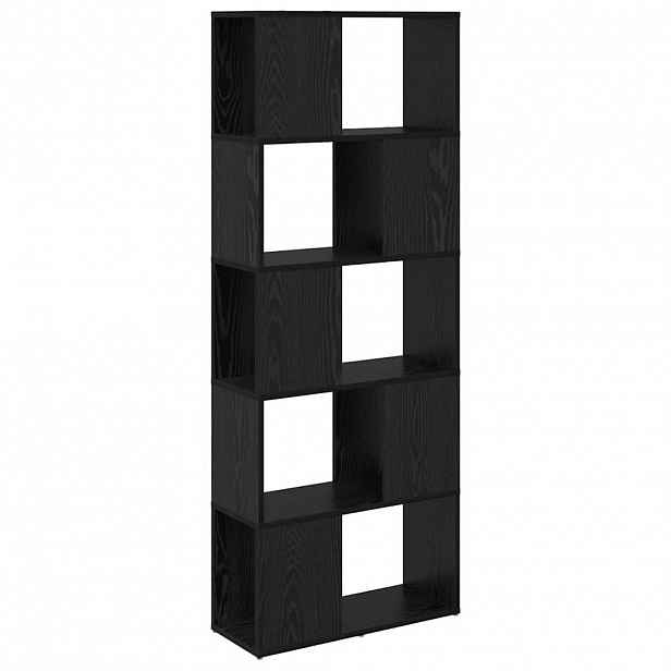 vidaXL Sestava TV skříněk 60 x 24 x 156 cm Černá Kompozitní dřevo