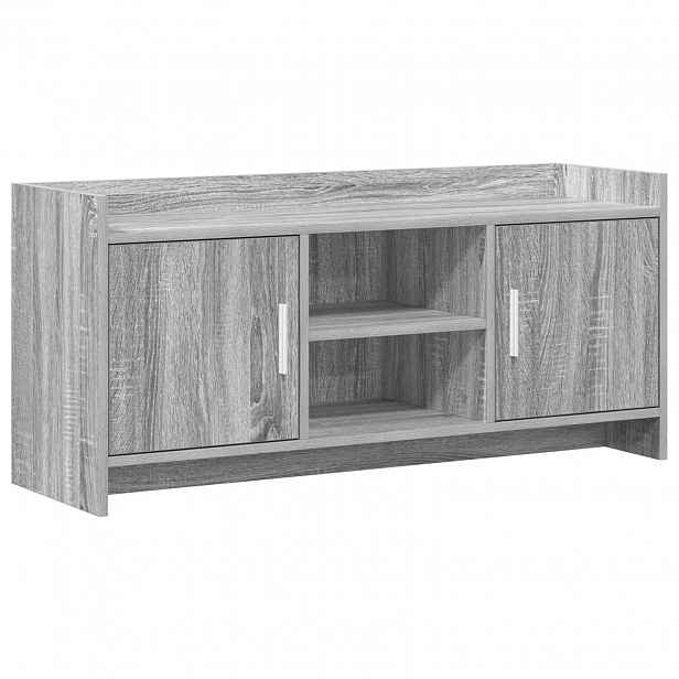 vidaXL Televizní skříň 102 x 33 x 47 cm Šedý Sonoma Kompozitní dřevo