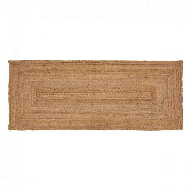 Béžová jutový koberec JUTEPI 80 x 200 cm