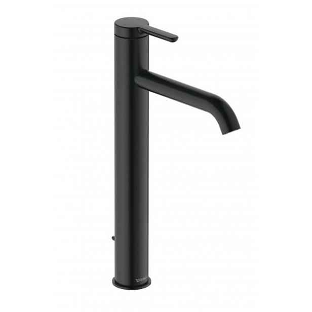 Duravit C.1 - Umyvadlová baterie s výpustí, matná černá C11040001046