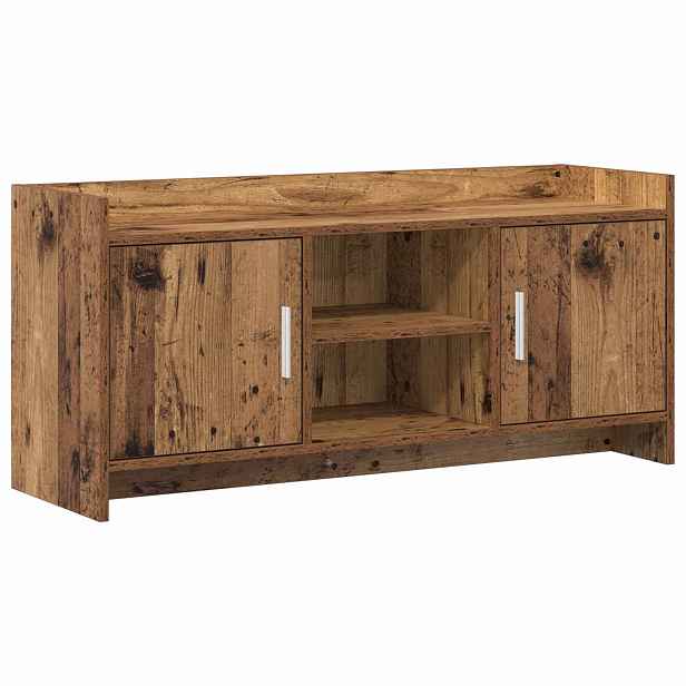 vidaXL Televizní skříň 102 x 33 x 47 cm Staré dřevo Kompozitní dřevo