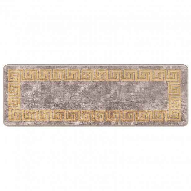 vidaXL Běhoun MARSA Šedá 50 x 150 cm Polyester a PVC