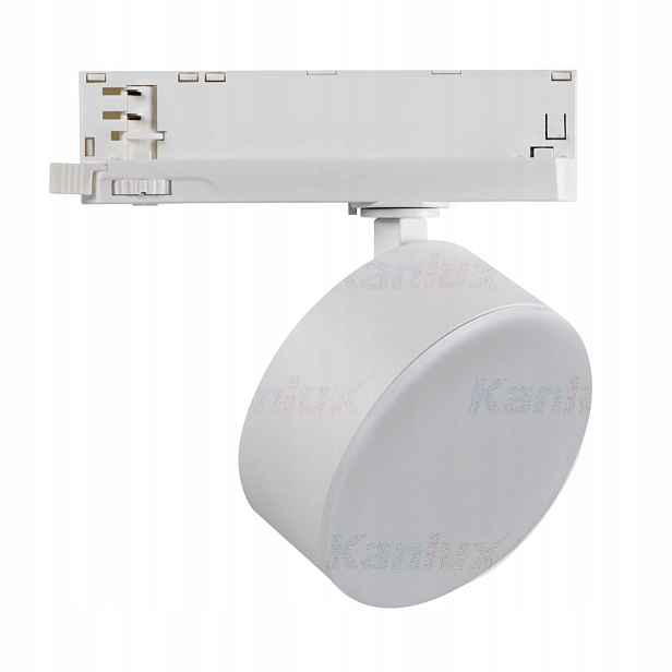 Bílá lištová lampa reflektor kulatý Led bodovka 18W neutrální světlo Kanlux