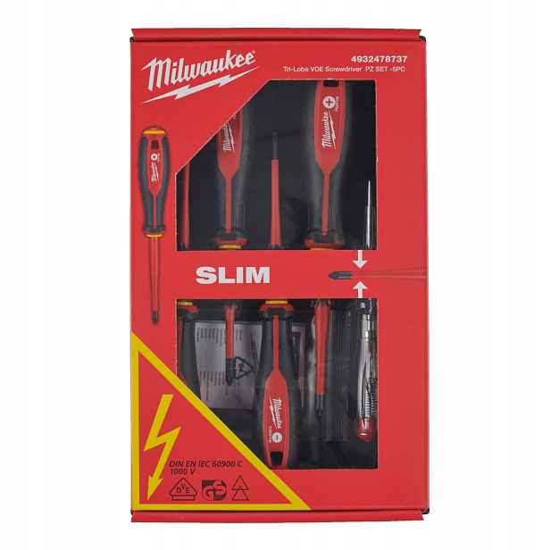 Sada šroubováků izolovaný šroubovák Vde Pz Sl tester Milwaukee