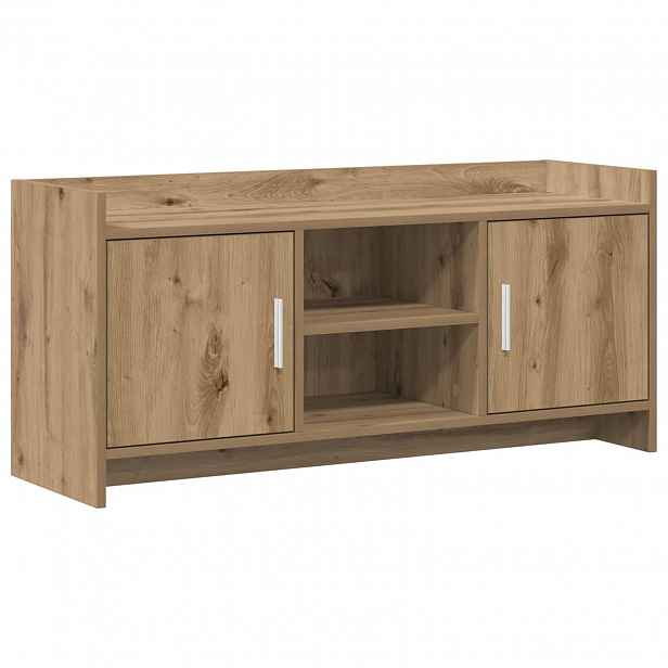 vidaXL Televizní skříň 102 x 33 x 47 cm Dub artisan Kompozitní dřevo