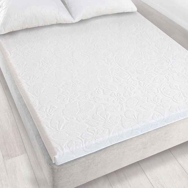 Froté prostěradlo bez gumičky 175x220 bílé Tulipán Zwoltex