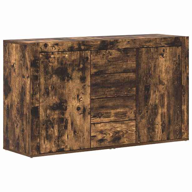 vidaXL Servírovací skříň Kouřový dub 120 x 36 x 69 cm Kompozitní dřevo
