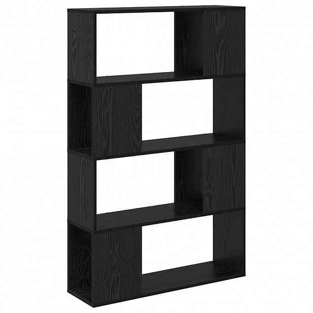 vidaXL Sestava TV skříněk 80 x 24 x 125 cm Černá Kompozitní dřevo