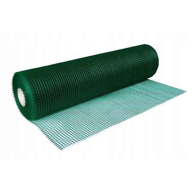 Plotová záhonová síť Očko 15x15 mm 100 cm x 50 m Zelená Polymernet