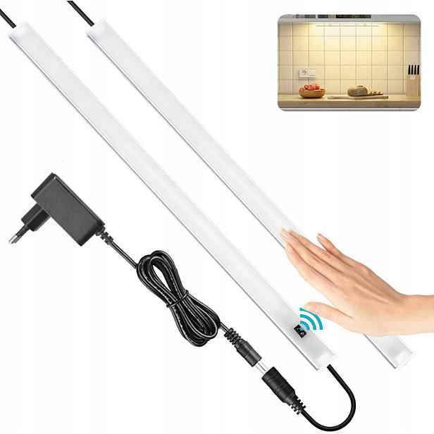 Soaiy Sada 2 Led diod stmívatelné osvětlení podskříň 2x40 cm 11 W 900 lm