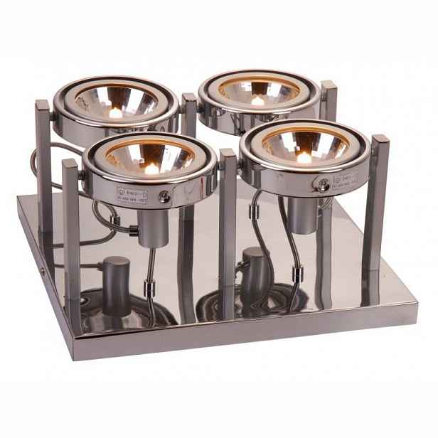 Spot Stropní reflektor 4 zdroje G9 52W 840lm Stříbrný Mat Globo Lighting