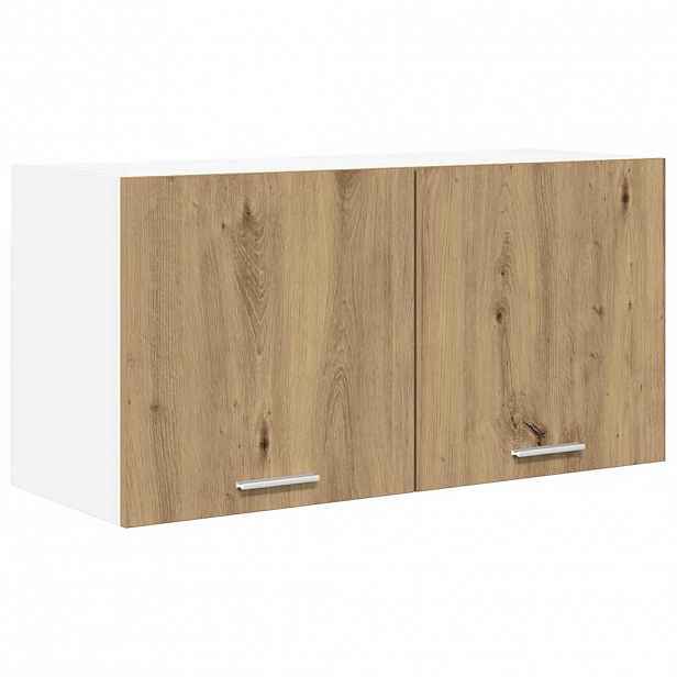 vidaXL Závěsná skříňka Artisanový dub 80 x 31 x 40 cm Kompozitní dřevo