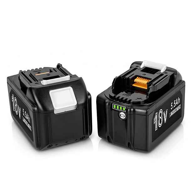 18V 5.5Ah Akumulátor náhradní pro Makita Li-Ion s Led indikátorem, 2 ks