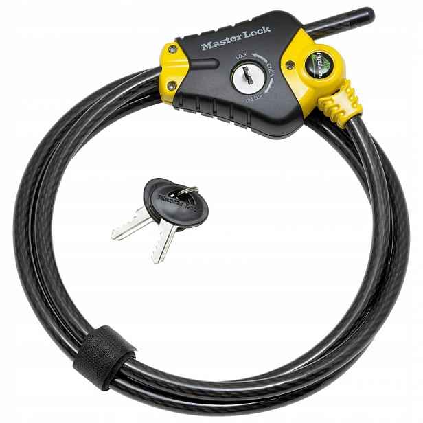 Bezpečnostní kabel pro lankový zámek Masterlock 8420EURD Python 4,5 m