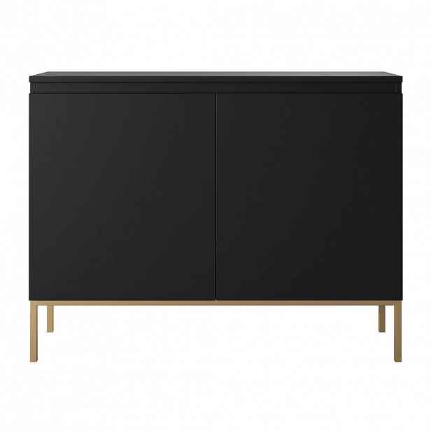 Selsey KOMODA Bemmi černá / zlatá 100 cm